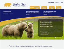 Tablet Screenshot of goldenbear.com